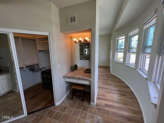 Bathroom, Interior, Wood Texture Flooring
