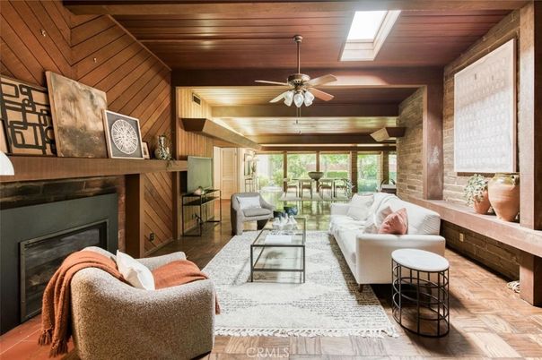 Fireplace, Interior, Living room, Stone Walls, Wooden Ceilings, Wood Texture Flooring, Wooden Walls