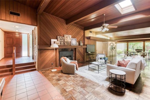 Fireplace, Interior, Living room, Wooden Beams, Wooden Ceilings, Wooden Walls