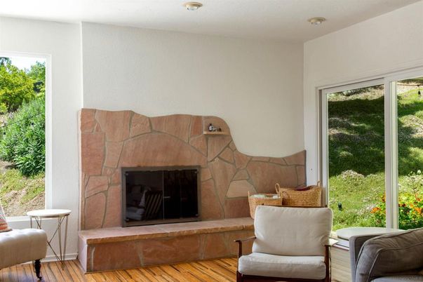 Fireplace, Interior, Wood Texture Flooring