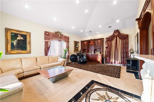 Interior, Living room, Recessed Lighting