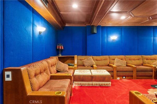 Home Theatre Room, Interior, Recessed Lighting, Theatre Room