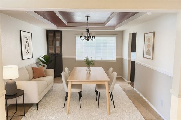 Chandelier, Dining room, Interior
