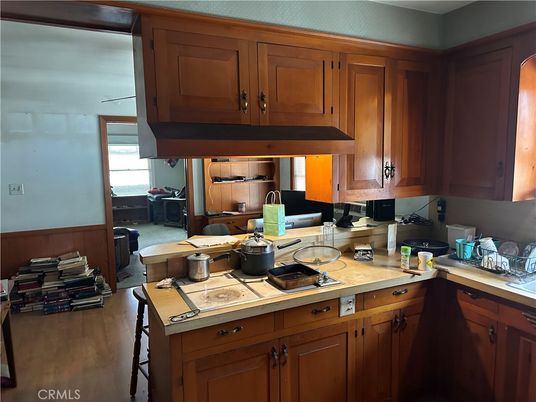 Interior, Kitchen, Wood Texture Flooring