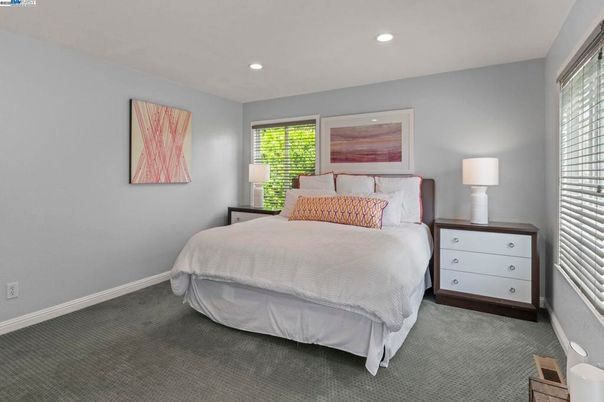 Bedroom, Interior, Recessed Lighting