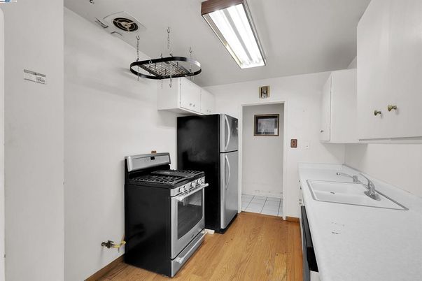 Interior, Kitchen, Wood Texture Flooring