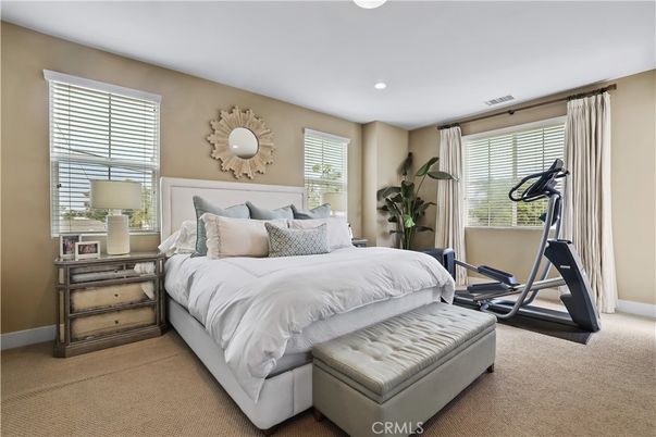 Bedroom, Fitness Equipment, Interior, Recessed Lighting