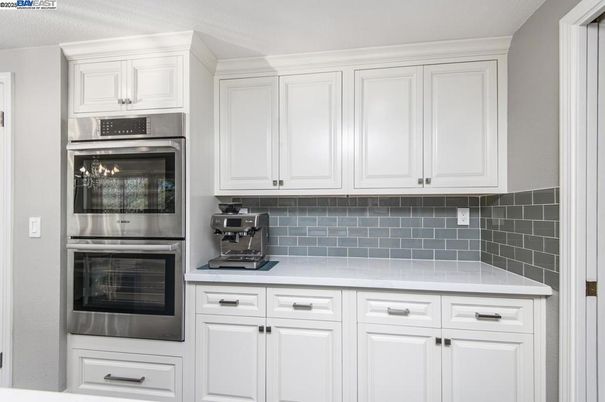 Interior, Kitchen, Stainless Steel Appliances, Tile Countertops