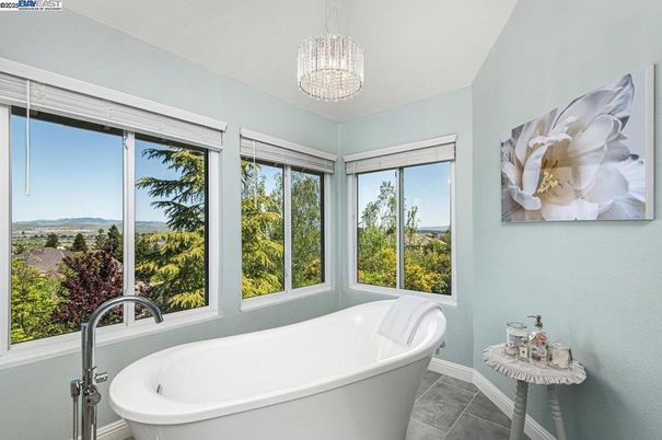 Bathroom, Chandelier, Free Standing Baths, Interior, Pendant Lights