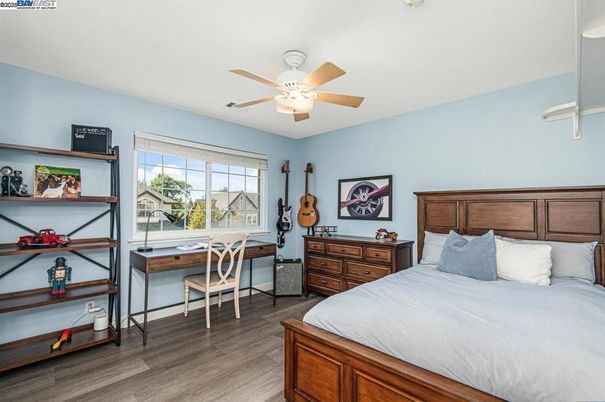 Bedroom, Home Office, Interior, Wood Texture Flooring