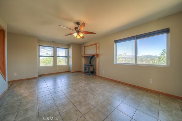 Empty room, Fireplace, Interior