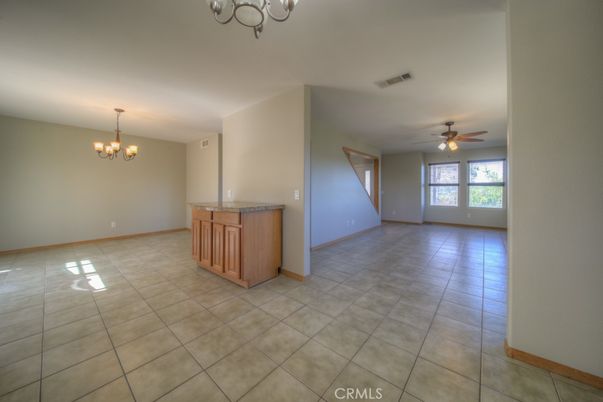 Chandelier, Empty room, Interior