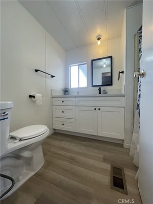 Bathroom, Interior, Wood Texture Flooring