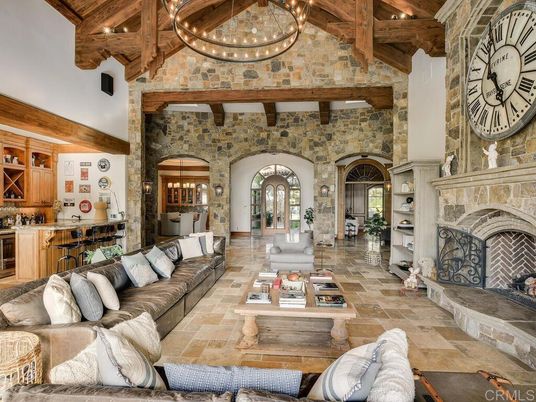 Fireplace, Interior, Living room, Stone Walls, Wooden Beams, Wooden Ceilings