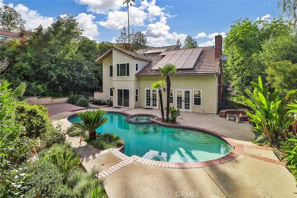 Exterior, Pool, Solar Panels