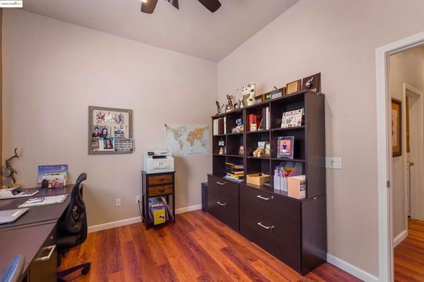 Home Office, Interior, Wood Texture Flooring