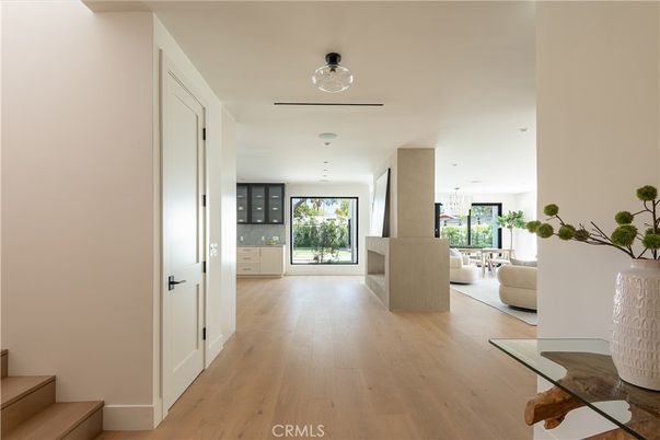 Dining room, Interior, Living room, Pendant Lights, Wood Texture Flooring