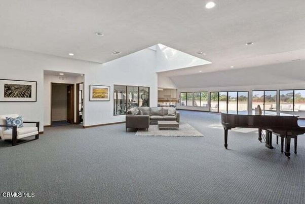 Interior, Living room, Piano, Recessed Lighting