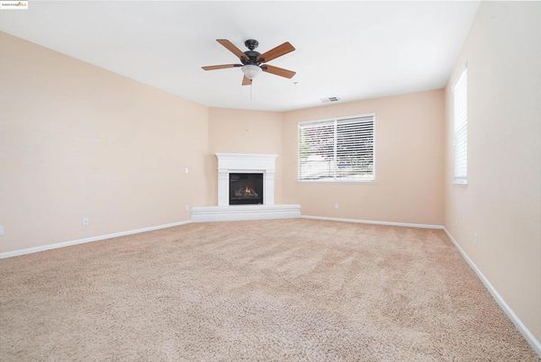 Empty room, Fireplace, Interior