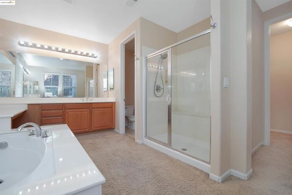 Bathroom, Dual Sink Vanities, Glass Shower, Interior