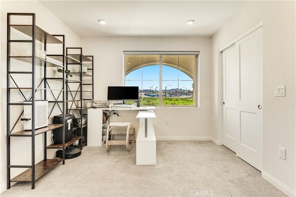 Home Office, Interior, Recessed Lighting