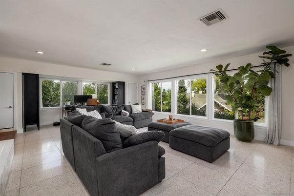 Interior, Living room, Recessed Lighting