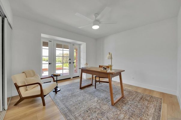 Home Office, Interior, Wood Texture Flooring