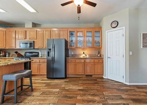 Interior, Kitchen, Wood Texture Flooring