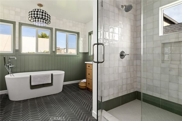 Bathroom, Free Standing Baths, Glass Shower, Interior