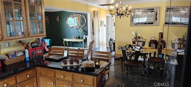 Chandelier, Dining room, Interior