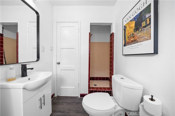 Bathroom, Interior, Wood Texture Flooring