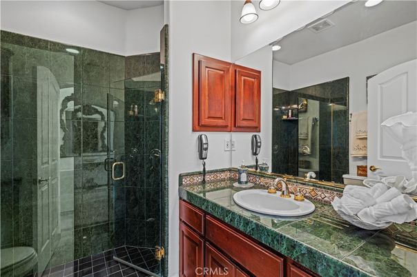 Bathroom, Glass Shower, Interior, Tile Countertops