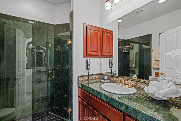 Bathroom, Glass Shower, Interior, Tile Countertops