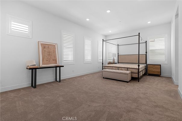 Bedroom, Interior, Recessed Lighting