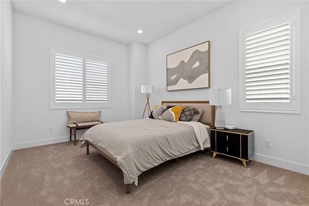Bedroom, Interior, Recessed Lighting