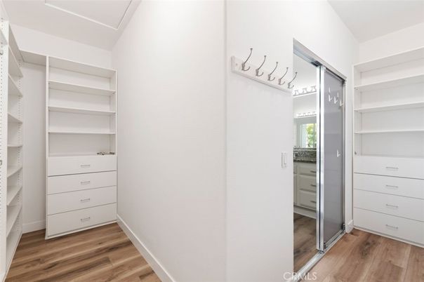 Interior, Walk-in Closets, Wood Texture Flooring