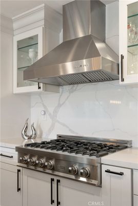 Interior, Kitchen, Marble Walls, Stainless Steel Appliances