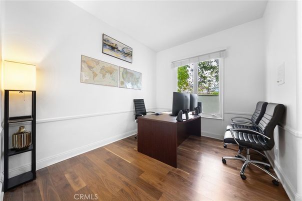 Home Office, Interior, Wood Texture Flooring