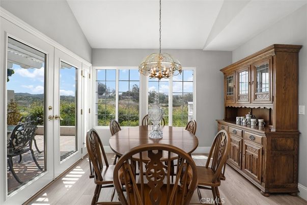 Chandelier, Dining room, Interior, Pendant Lights, Wood Texture Flooring