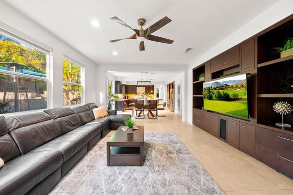 Dining room, Interior, Kitchen, Living room, Pendant Lights, Recessed Lighting