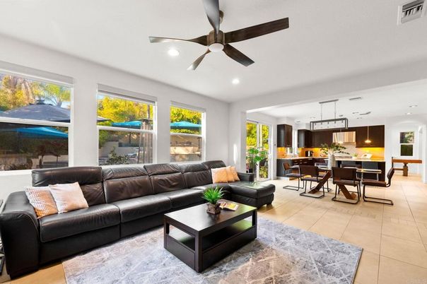 Dining room, Interior, Kitchen, Living room, Pendant Lights, Recessed Lighting