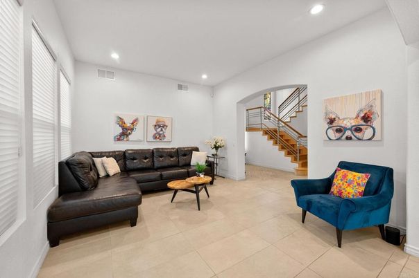 Interior, Living room, Recessed Lighting