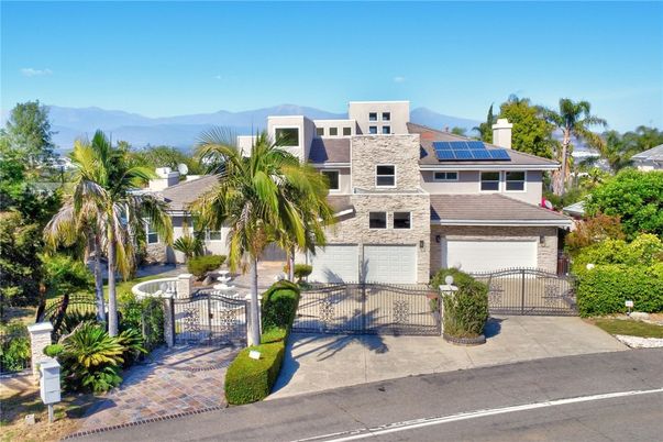 Attached, Exterior, Facade, Solar Panels, Mediterranean