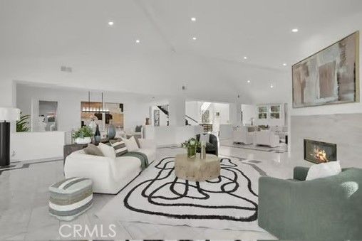 Dining room, Fireplace, Interior, Living room, Pendant Lights, Piano, Recessed Lighting