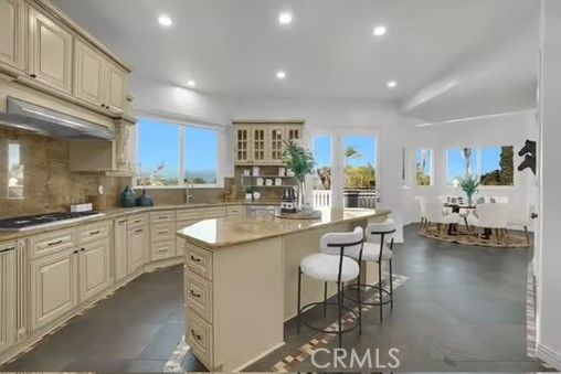 Dining room, Interior, Kitchen, Recessed Lighting, Stainless Steel Appliances, Water