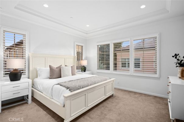 Bedroom, Interior, Recessed Lighting