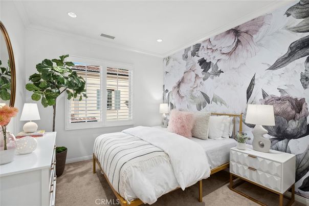 Bedroom, Interior, Recessed Lighting