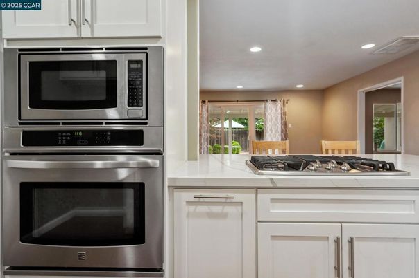 Interior, Kitchen, Recessed Lighting, Stainless Steel Appliances