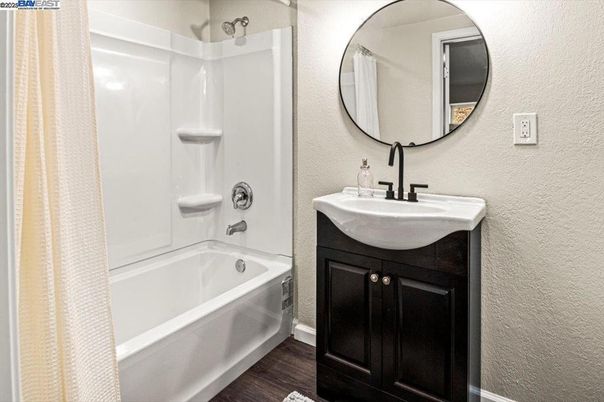 Bathroom, Interior, Wood Texture Flooring