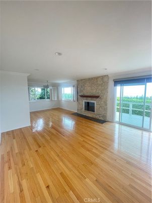 Empty room, Fireplace, Interior, Wood Texture Flooring